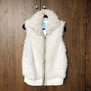 Barneys New York Faux Fur Vest